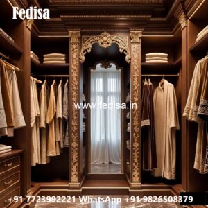 Traditional Wooden Closet Design Ideas No-5208