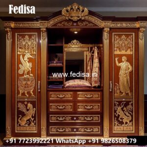 Traditional Wardrobe Design with Timeless Charm No-5214