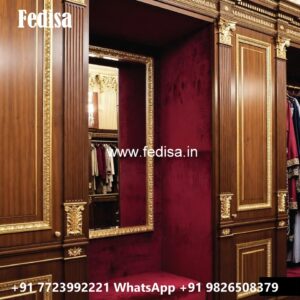 Elegant Wardrobe Design with Handcrafted Beauty No-5223