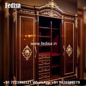 Classic Wardrobe Design with Decorative Accents No-5233