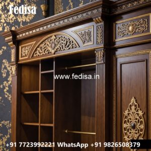 Wooden Closet Design with Elegant Craftsmanship No-5241
