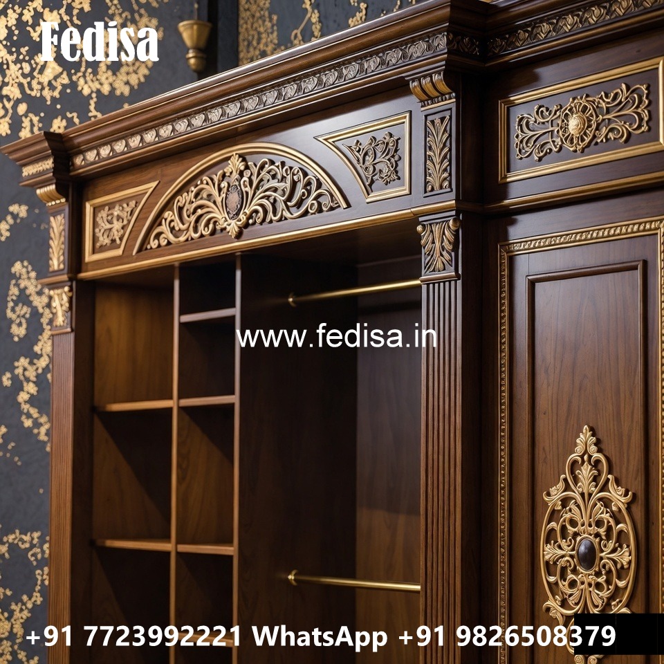 Wooden Closet Design with Elegant Craftsmanship No-5241