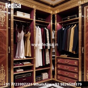 Classic Wooden Wardrobe with Mirror Beauty No-5260