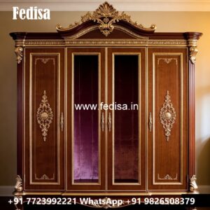 Classic Wardrobe Design with Elegant Shelving No-5264