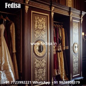 Vintage Closet Design with Premium Wood No-5282