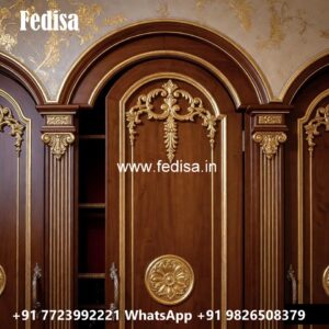 Classic Wooden Closet with Elegant Texture No-5284