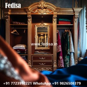 Traditional Wardrobe Design with Rich Craftsmanship No-5291