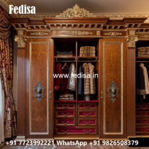 Elegant Bedroom Wardrobe with Rich Finish No-5298