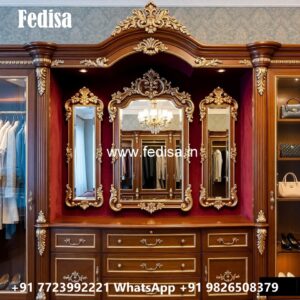 Royal Closet Design with Decorative Details No-5300