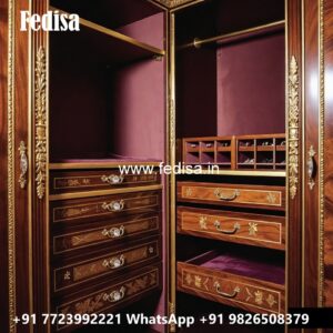 Premium Wooden Wardrobe with Artistic Details No-5314