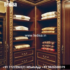 Vintage Luxury Wardrobe with Artistic Touch No-5322