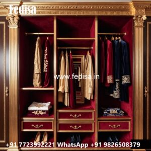 Classic Wardrobe Design with Elegant Organization No-5372
