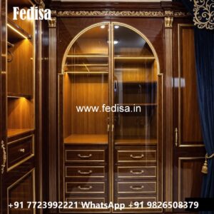 Classic Wardrobe Design with Rich Wooden Appeal No-5378