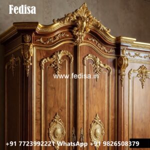 Classic Wardrobe Design with Wooden Sophistication No-5384
