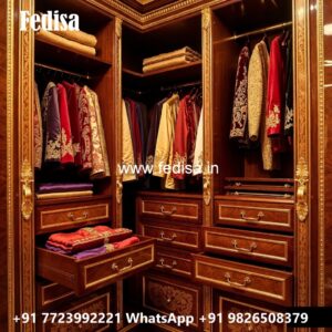 Traditional Wardrobe Design with Elegant Craftsmanship No-5390