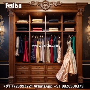 Elegant Wooden Wardrobe Design for Master Bedrooms No-5398