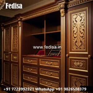 Stylish Wardrobe Design with Smart Storage Solutions No-5403