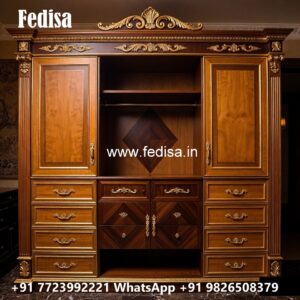 Beautiful Wardrobe Design with Mirror Finish No-5407