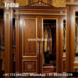 Sliding Wardrobe Design with Mirror Doors No-5424