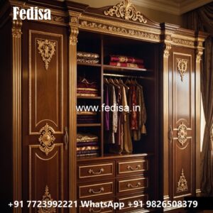 Modern Wardrobe Design with Open Shelving No-5430