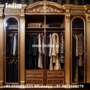 Luxury Wardrobe Design with Glossy Finish No-5436