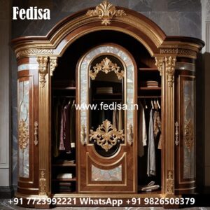 Wardrobe Design with Stylish Handle Details No-5460