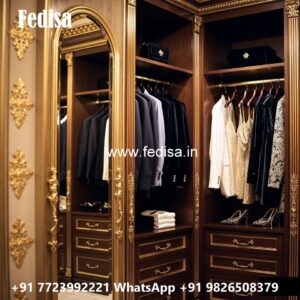 Beautiful Wardrobe Design with Premium Wood No-5474