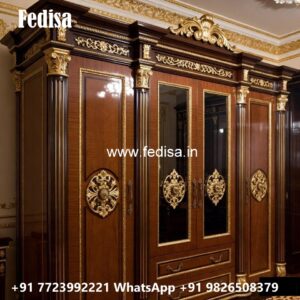 Elegant Wardrobe Design with Smart Features No-5480