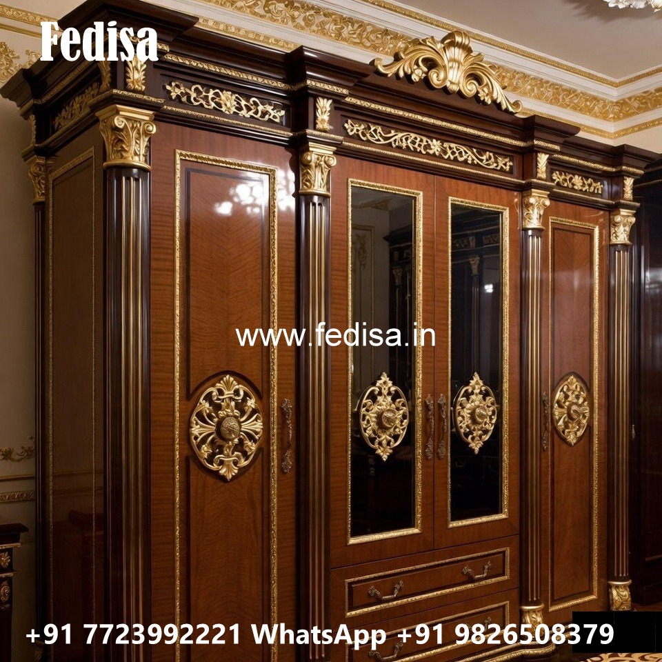 Elegant Wardrobe Design with Smart Features No-5480