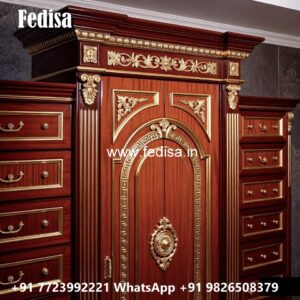 Sliding Wardrobe Design with Elegant Finish No-5513