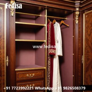 Elegant Wooden Wardrobe Design Trends No-5530