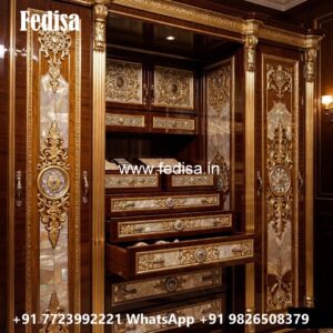 Stylish Wardrobe Design with Luxury Decor No-5532