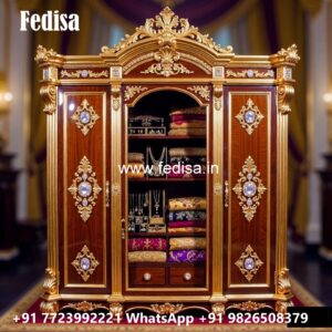Modern Sliding Wardrobe Design with Mirrors No-5534