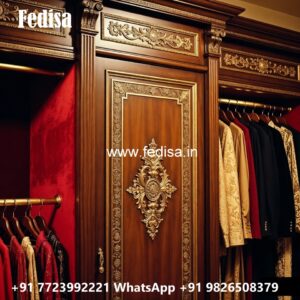 Modern Wardrobe Design with Custom Features No-5543