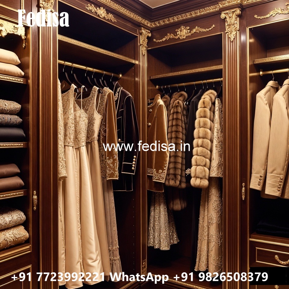 Modern Wardrobe Design with Stylish Lighting No-5643