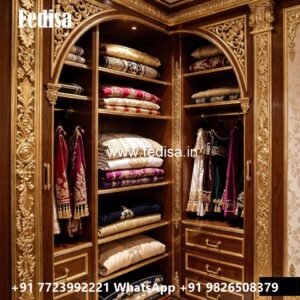 Smart Wardrobe Design with Elegant Interiors No-5661