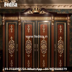 Elegant Wardrobe Design with Modern Storage Solutions No-5666