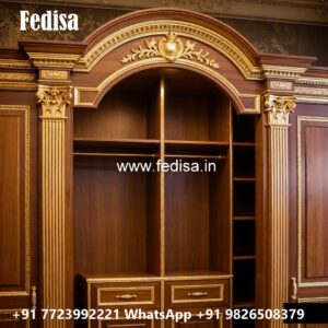 Elegant Wooden Wardrobe Design for Modern Homes No-5689