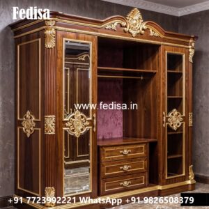 Traditional Wardrobe Design with Luxury Finish No-6006