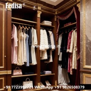 Handcrafted Wooden Wardrobe Design Inspiration No-6011