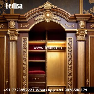 Classic Wardrobe Design with Decorative Panels No-6013