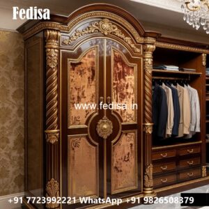 Classic Wardrobe Design with Elegant Detailing No-6015