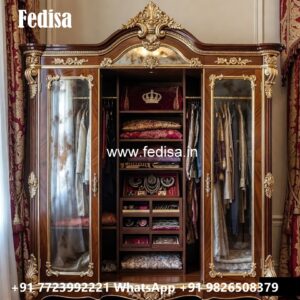 Classic Wardrobe Design with Premium Wood No-6040