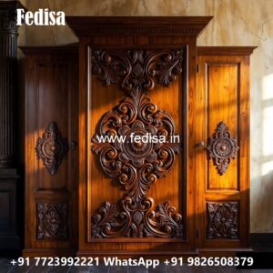 Antique Wooden Wardrobe Design for Homes No-6050