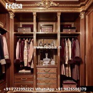 Luxury Classic Wardrobe with Decorative Doors No-6061