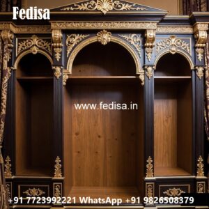 Classic Closet Design with Decorative Mirrors No-6078