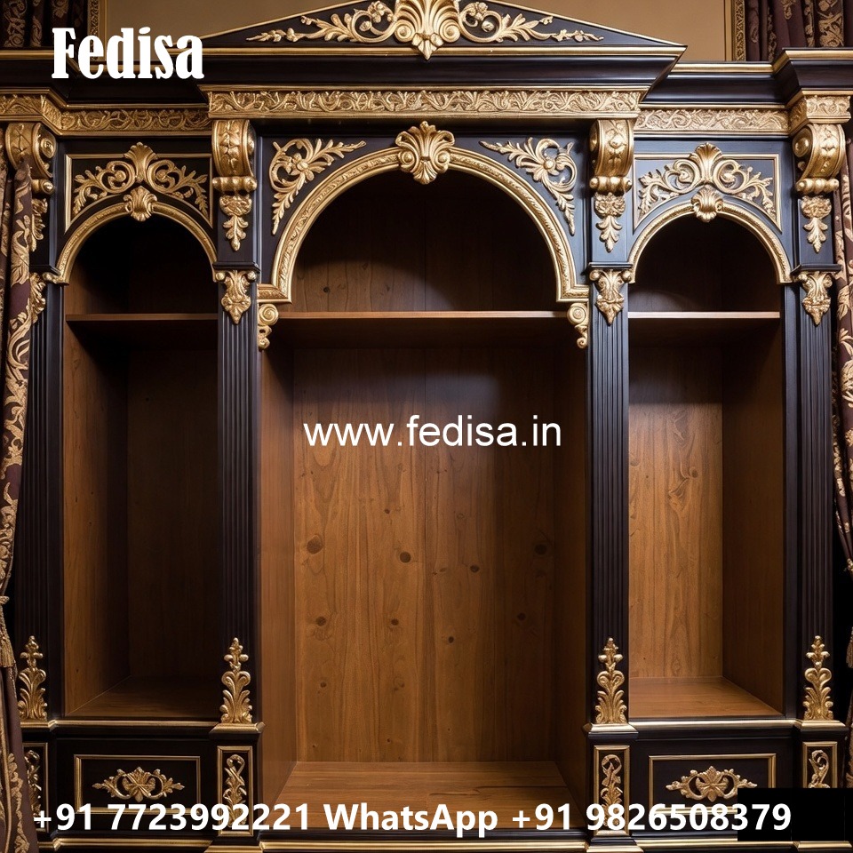 Classic Closet Design with Decorative Mirrors No-6078