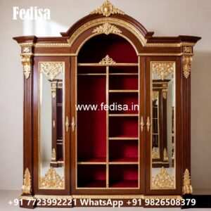 Royal Wardrobe Design with Premium Wood No-6105