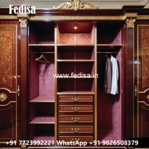 Vintage Wooden Wardrobe with Elegant Finish No-6112