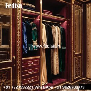 Classic Wardrobe Design for Royal Bedrooms No-6115